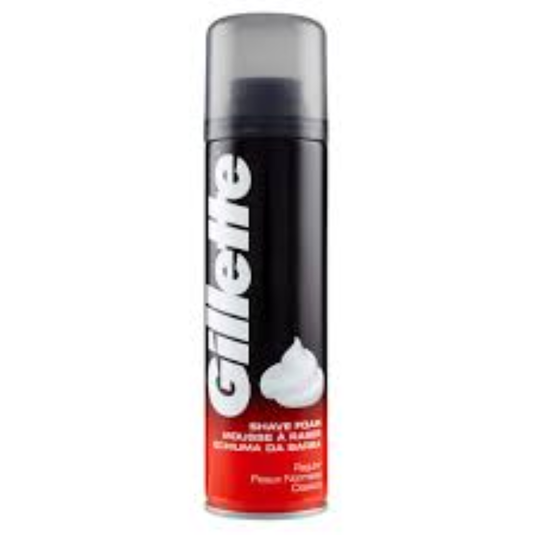 GILLETTE SHAVING FOAM REQULAR 200ML